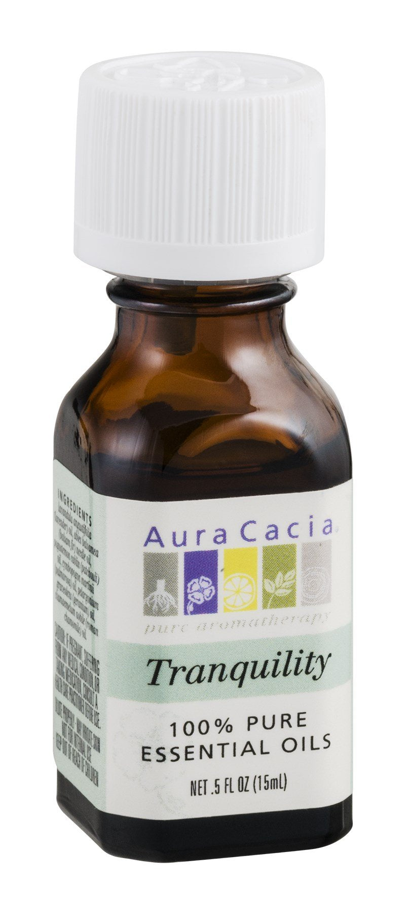 Aura Cacia Tranquil Essential Oil Blend - 0.5 Fl Oz, Pale Yellow Aromatherapy Oil