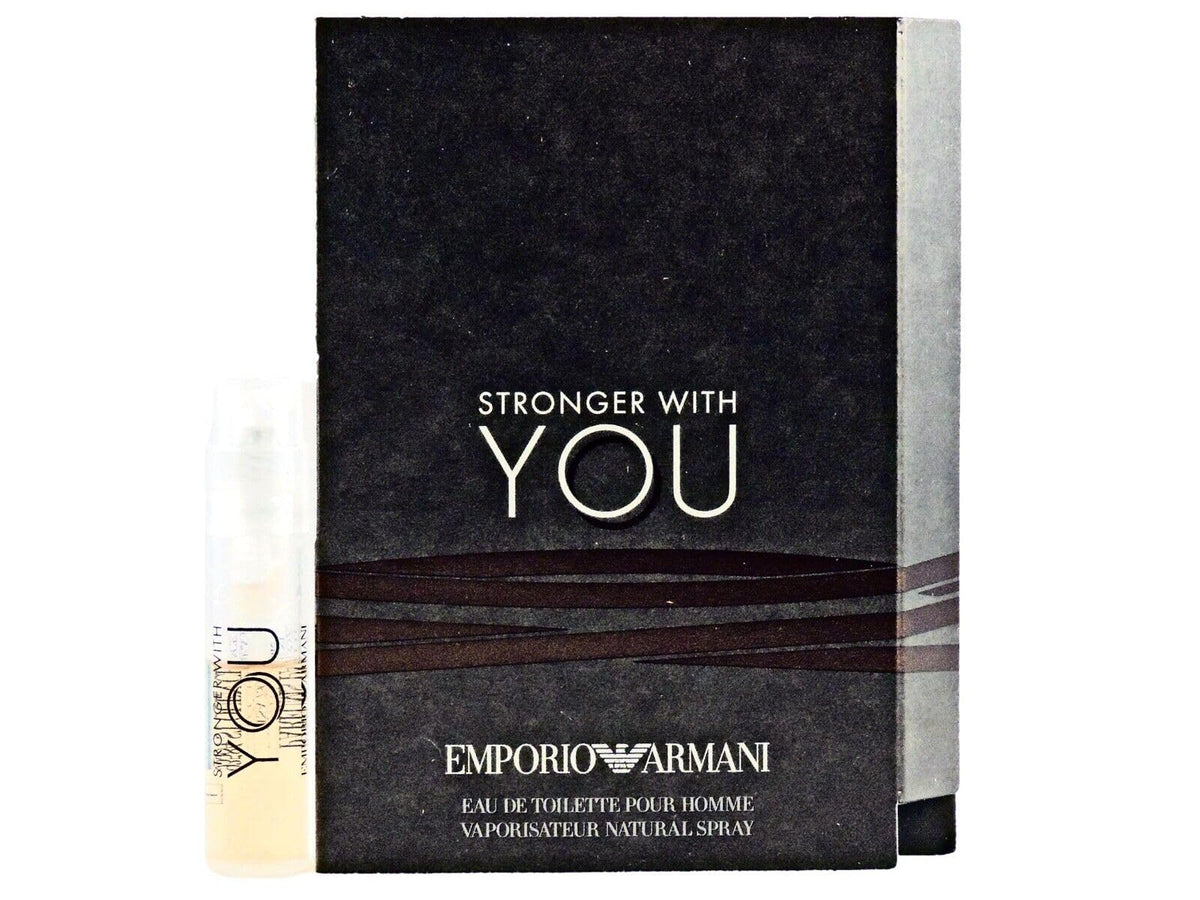 Giorgio Armani Emporio Armani Stronger With You Eau de Toilette Spray Vial, 1 Fl Oz - Luxury Fragrance Sample by Armani Beauty