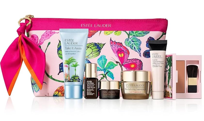 Estée Lauder 7 Piece Spring 2022 Makeup Set - Bronze & Aqua Colors