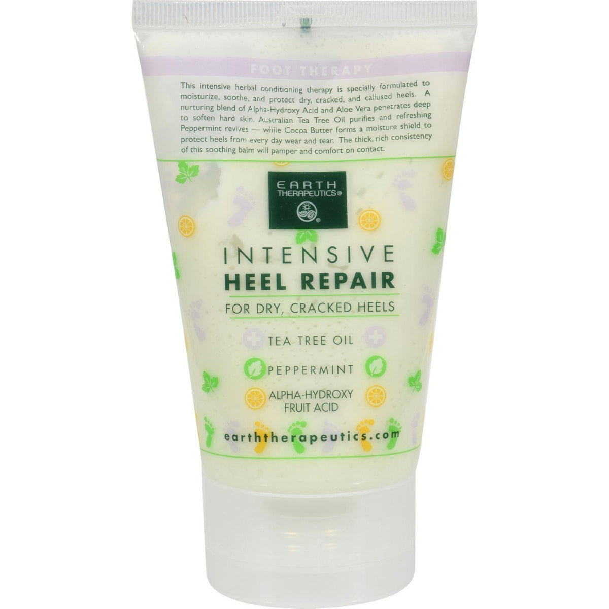 Earth Therapeutics Intensive Heel Repair Cream, 5 Oz - Deep Moisturizing Foot Care