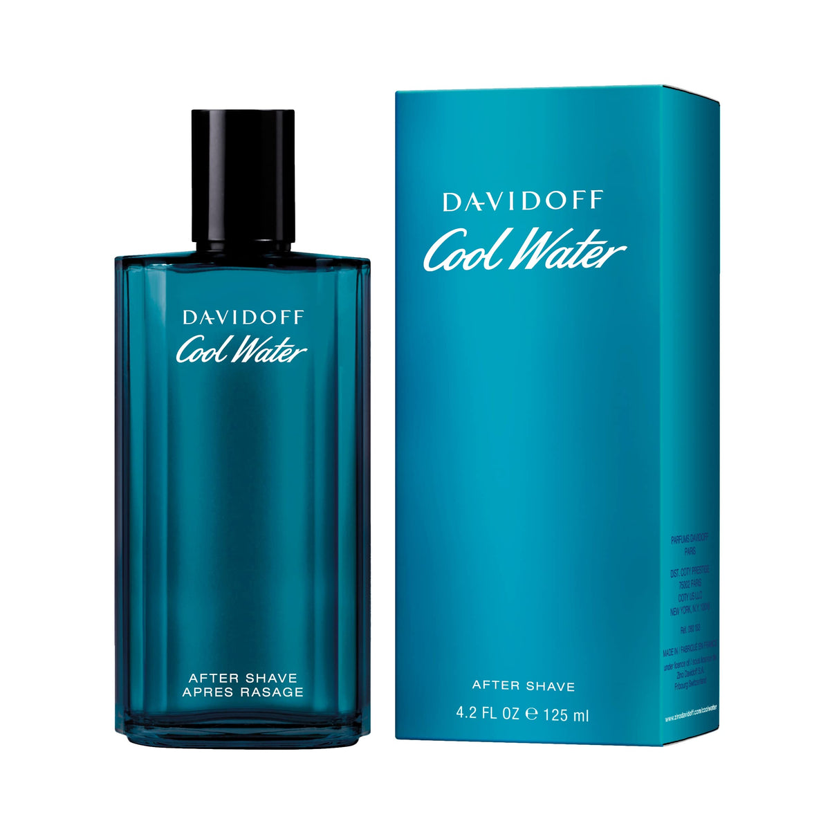 Davidoff Cool Water Aftershave for Men, 4.2 Fl Oz – Fresh Coriander, Mint, Lavender & Amber