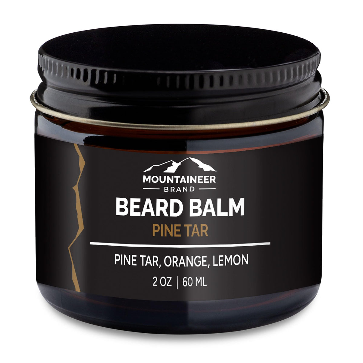 Mountaineer Brand Beard Balm - All Natural Leave-In Conditioner, Pine Tar Scent, 2Oz