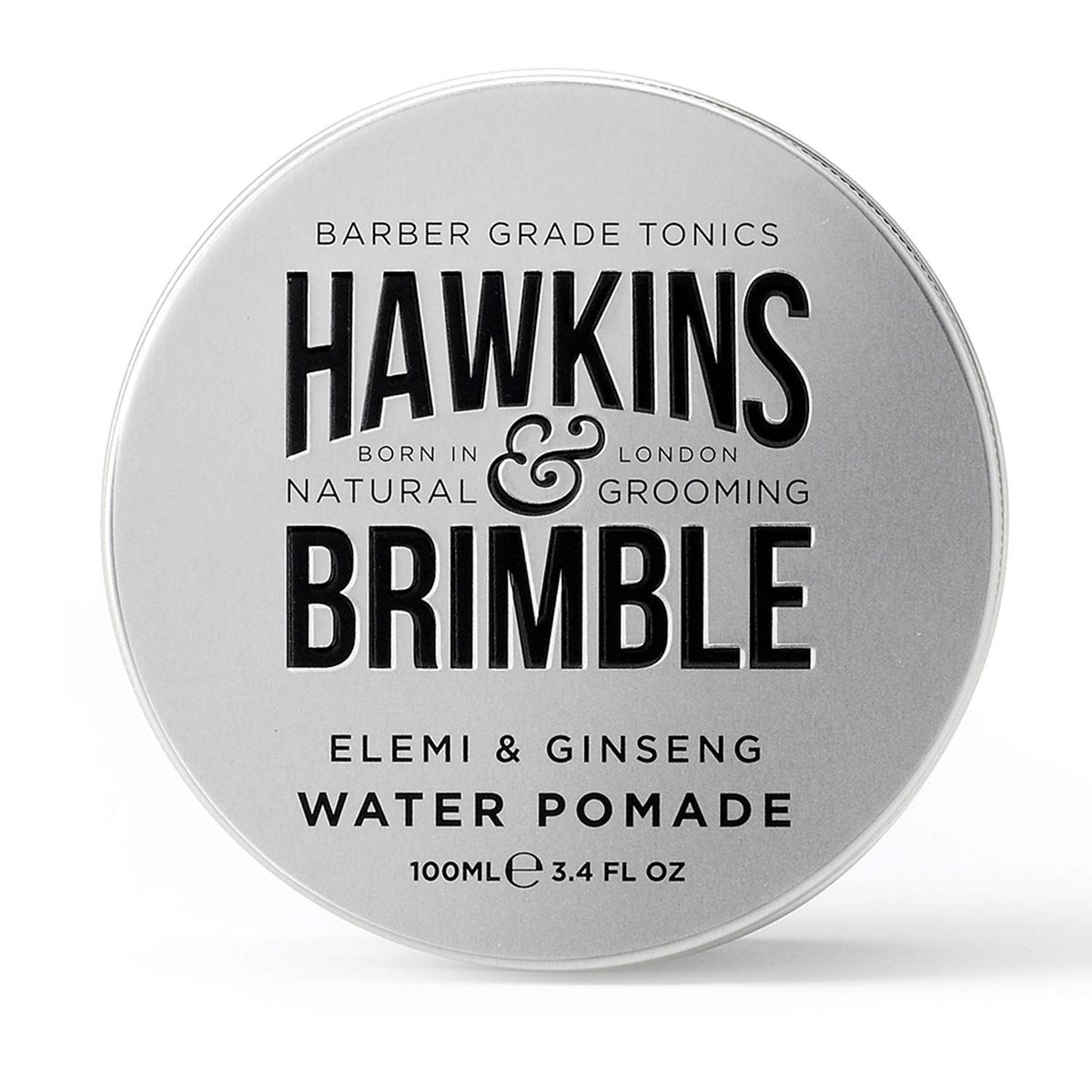 Hawkins & Brimble Water Based Pomade For Men, 100Ml - Firm Hold, Elemi & Ginseng Scent