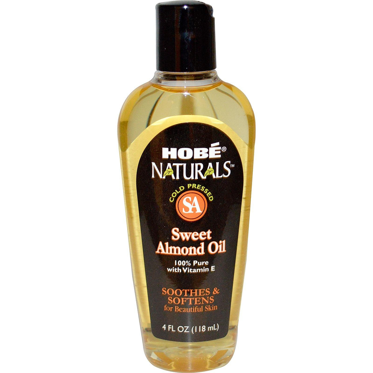 Hobe Labs Sweet Almond Beauty Oil - 4 Fl Oz Hydrating Skin Care, 1 Count