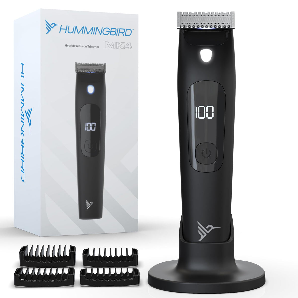 Hummingbird Mk4 Electric Body Hair Trimmer For Men - Waterproof, Usb-C, Led Display