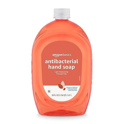 Amazon Basics Antibacterial Liquid Hand Soap Refill, Citrus, 50 Fl Oz, Moisturizing, Triclosan-Free