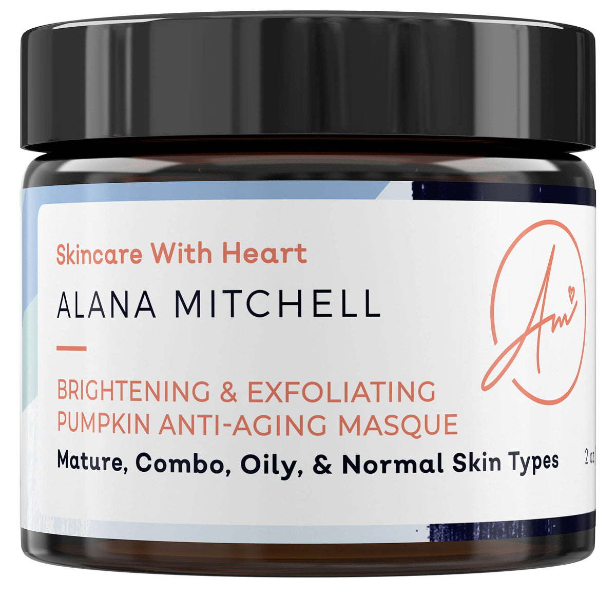 Alana Mitchell Pumpkin Anti Aging Face Mask - Exfoliating Gel For Glowing Skin (2 Oz)