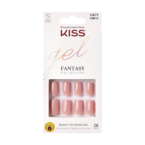 Kiss Gel Nail Polish - Ribbons, Pink, 1 Count, Long-Lasting Acrylic Finish