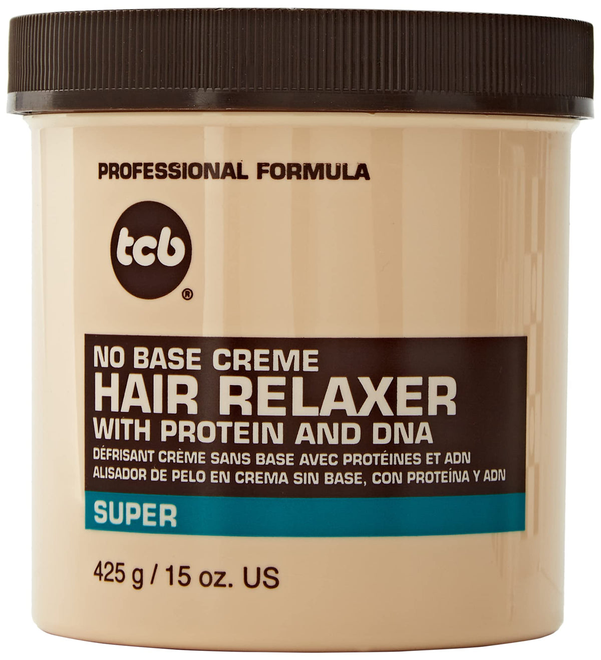 Tcb No Base Creme Hair Relaxer With Protein & Dna, 15 Oz - Smooth & Strengthen Hair