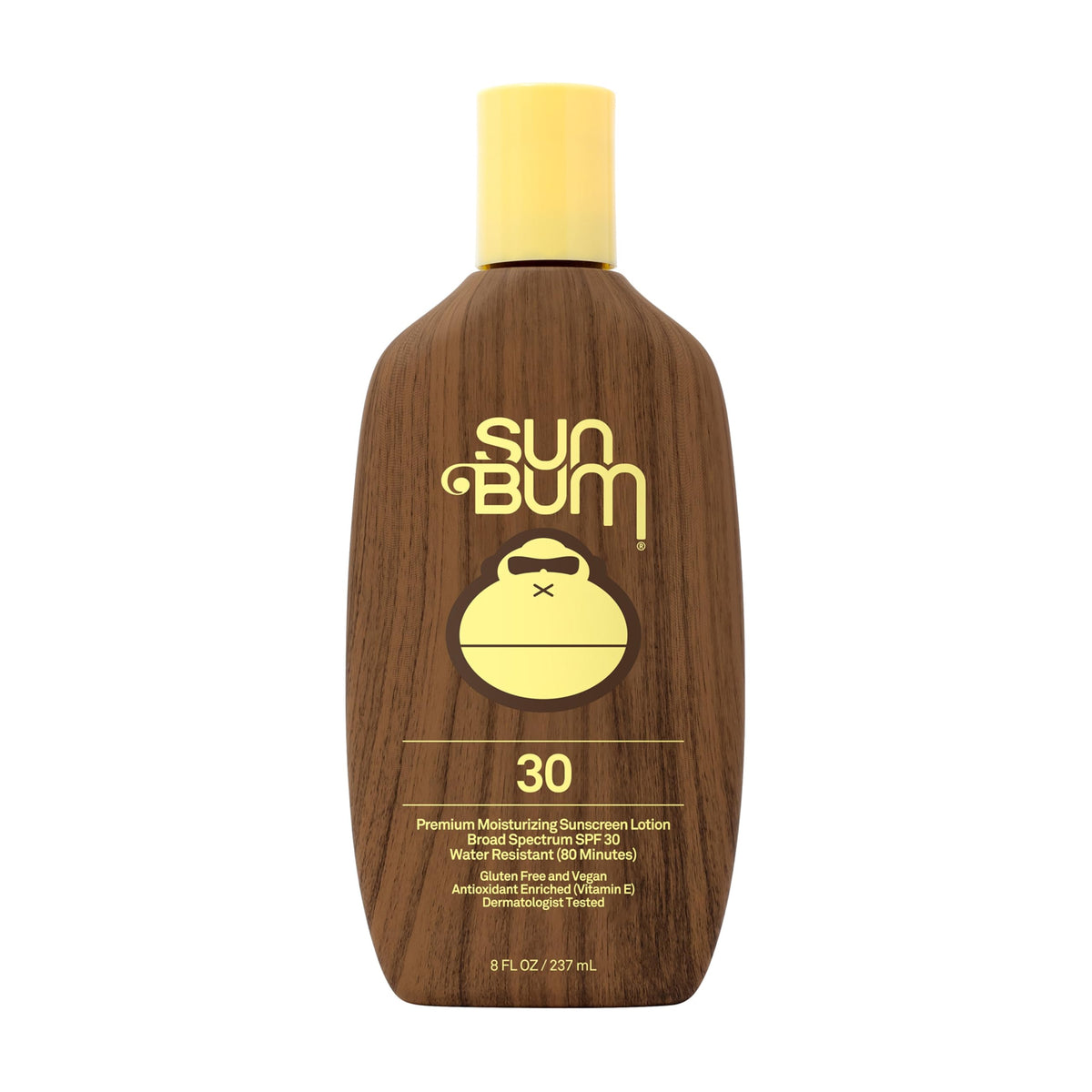 Sun Bum Spf 30 Sunscreen Lotion - Moisturizing, Broad Spectrum, 8 Oz, Hawaii Compliant