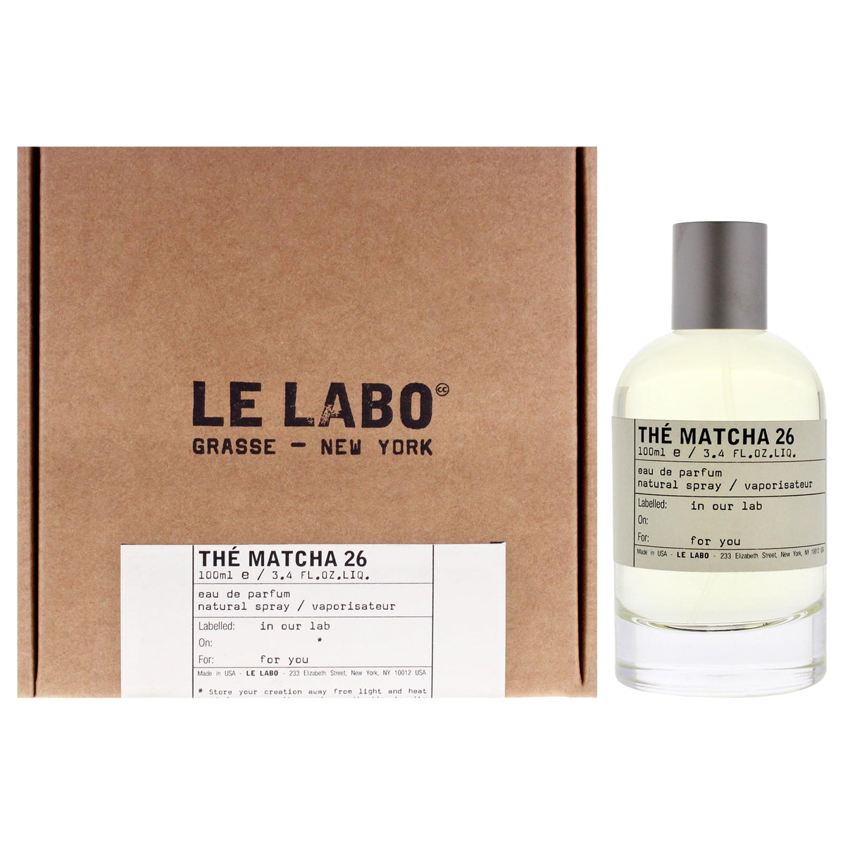 Le Labo The Matcha 26 Unisex 3.4 oz EDP Spray - Premium Fragrance for All

