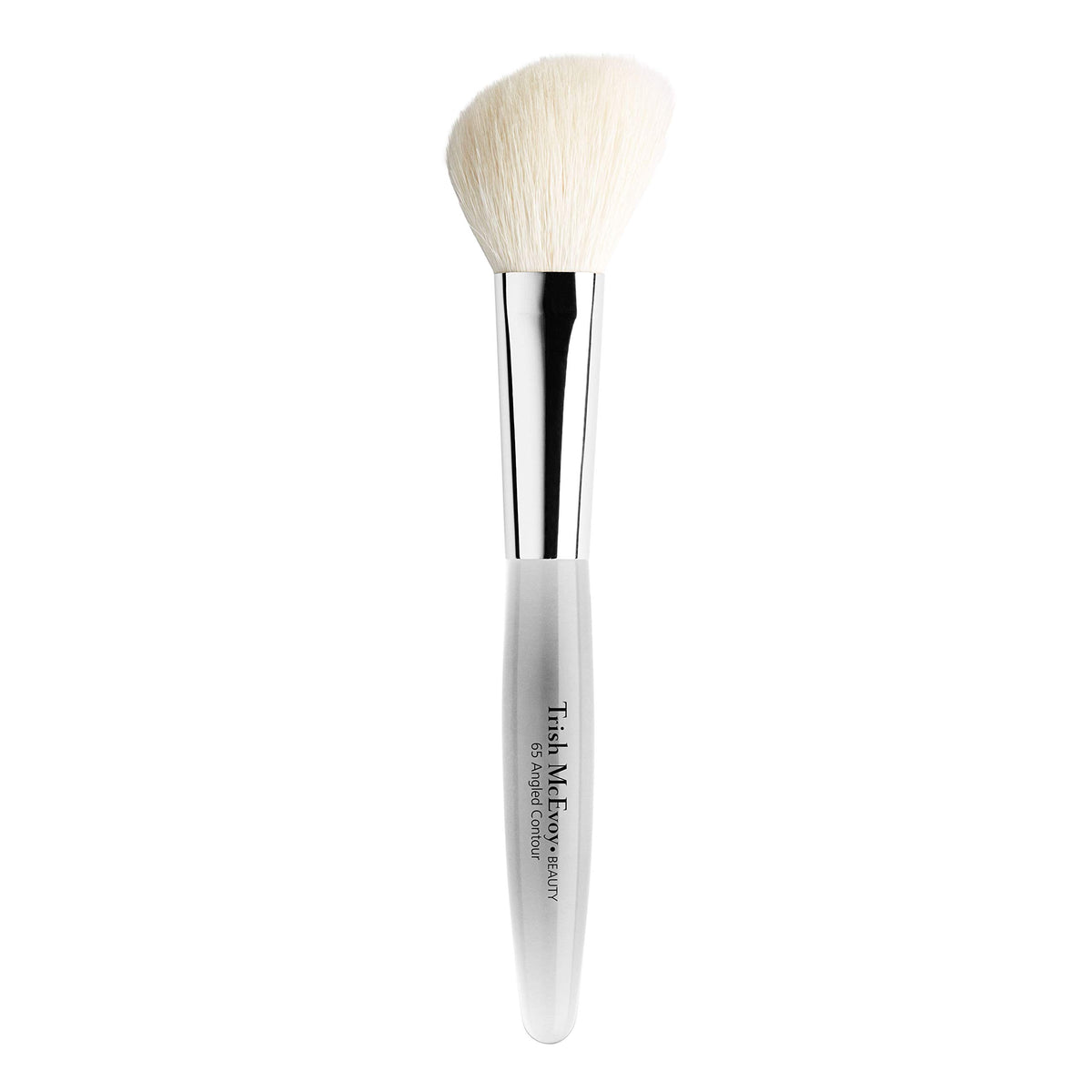 Trish Mcevoy Brush 65 Angled Contour - Precision Makeup Tool, Brass Material