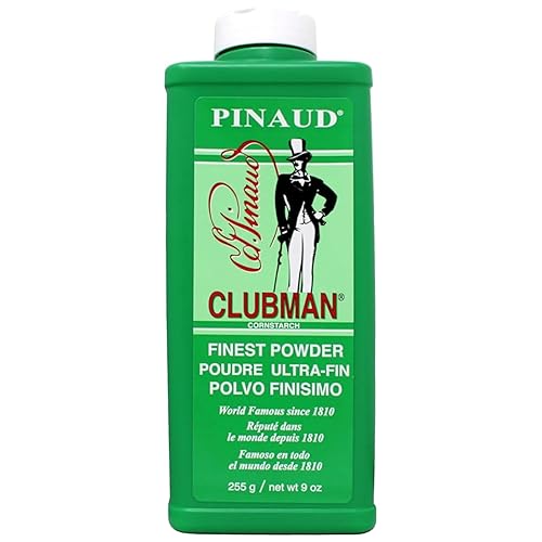 Clubman Pinaud Finest Powder 9 Ounces - Talc For Men, Refreshing Body Powder