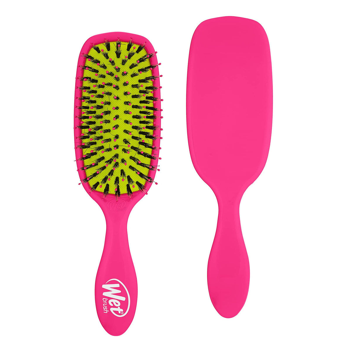 Wet Brush Shine Enhancer - Pink Intelliflex Bristles For Shiny, Smooth Hair - 1 Count