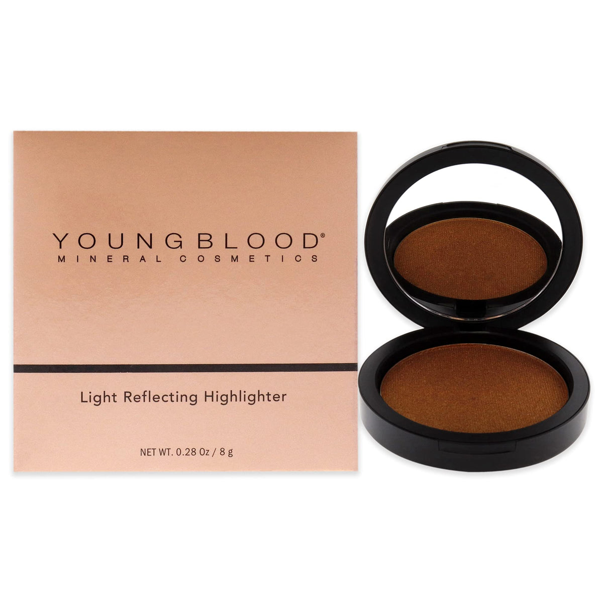 Youngblood Light Reflecting Highlighters - Natural Radiant Glow with Diamond Powder, Fiesta