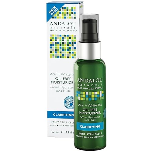 Andalou Naturals Acai Kombucha Oil-Free Moisturizer, 2.1 Oz, Hydrating Skincare, 3