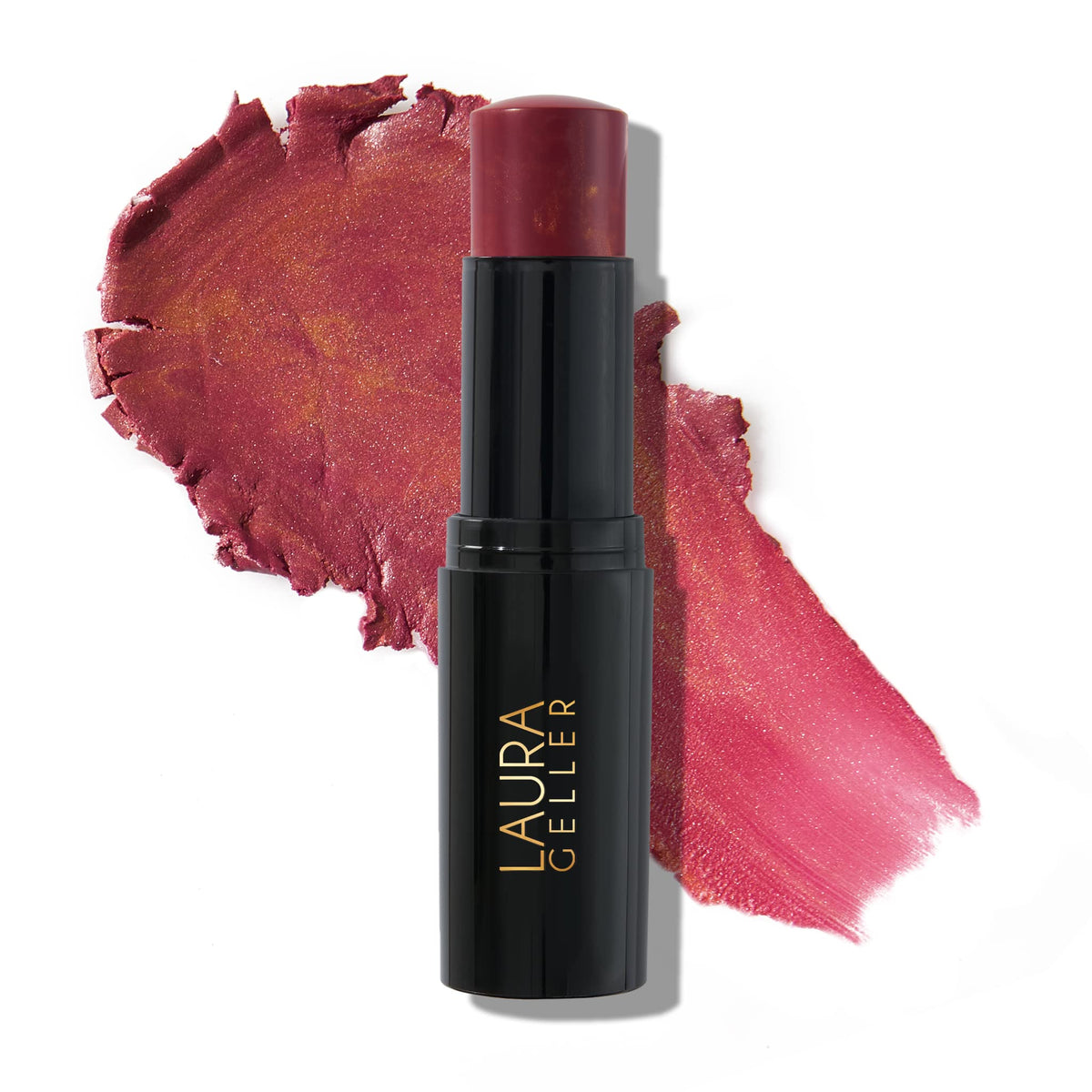 LAURA GELLER Italian Marble Blush Stick - Cream Finish Cheek Color, D'oro Berry, 1.59 oz