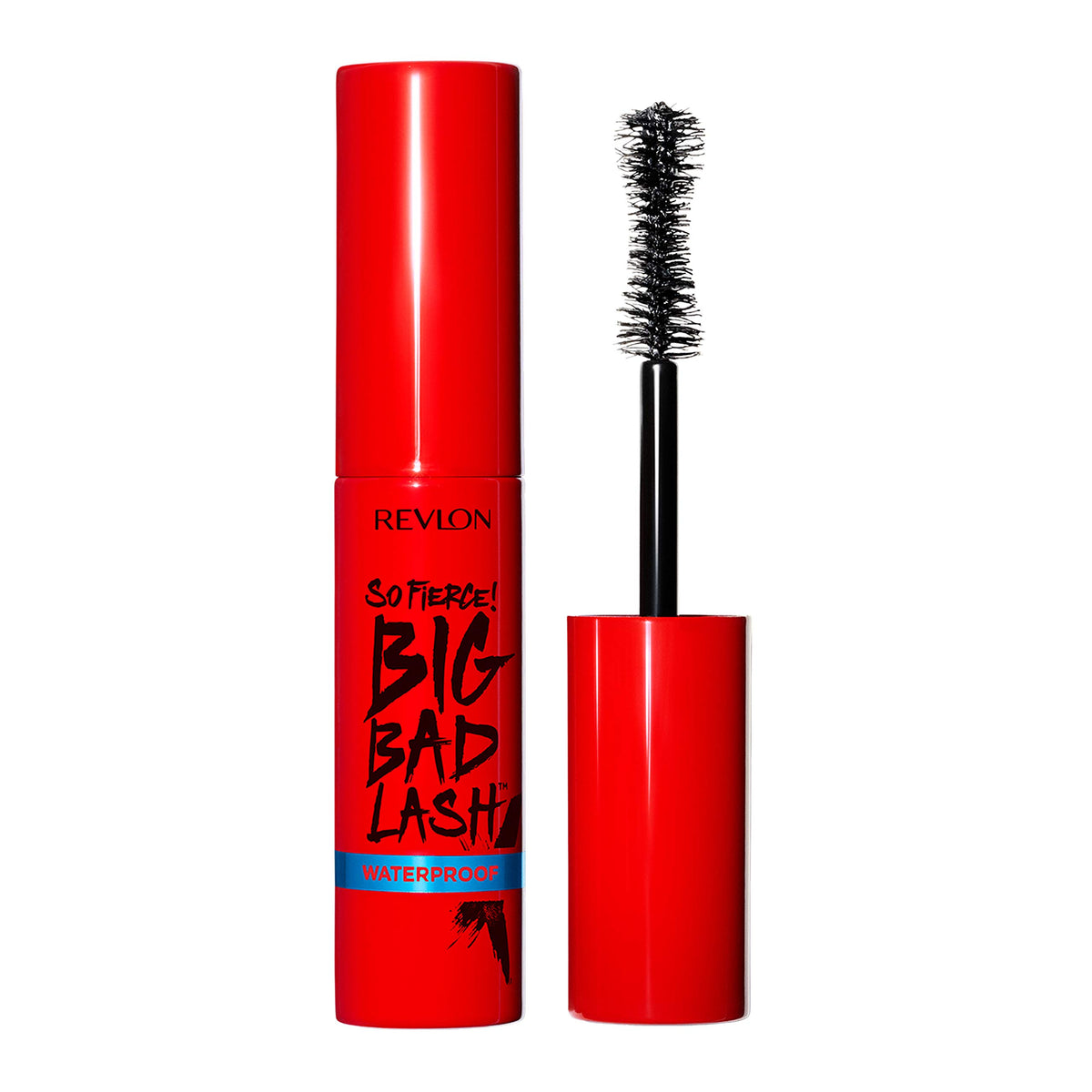 Revlon So Fierce Big Bad Lash Mascara, Waterproof Blackest Black, 24-Hour Volume, 0.34 Fl