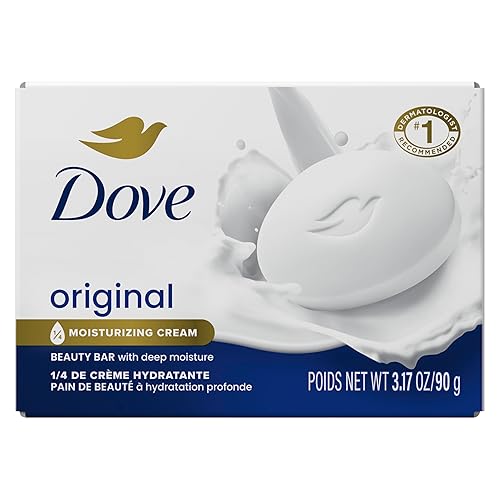 Dove Beauty Bar Gentle Skin Cleanser, Original Moisturizing Cream, 3.17 Oz - Soft Skin Care