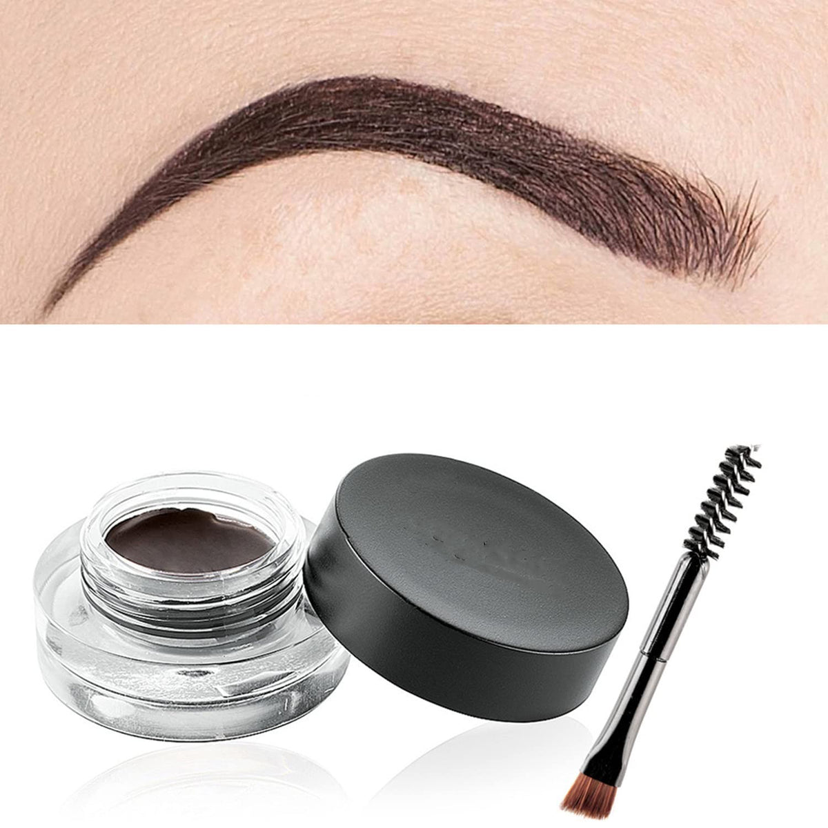 Maepeor 12 Colors Waterproof Eyebrow Pomade Gel - Long Lasting, Tinted Eyebrow Enhancer, 