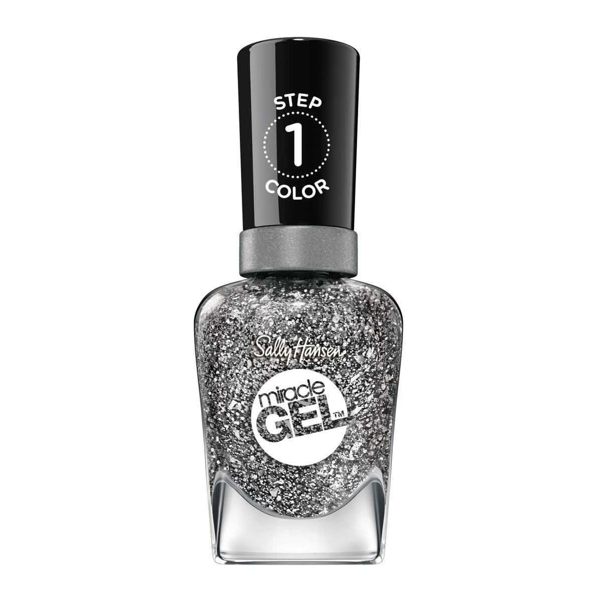 Sally Hansen Miracle Gel Nail Polish  Shade Deep Sea Diamond 781 Packaging May Vary