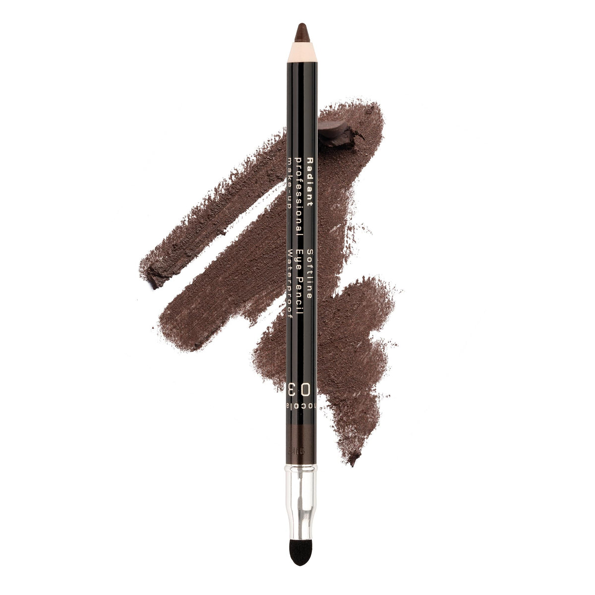 Radiant Professional Waterproof Eyeliner Pencil, Smudge Proof Chocolate, Long Lasting, 1 Count