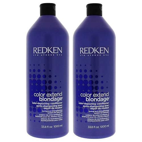 Redken Color Extend Blondage Color Depositing Conditioner, 33.8 oz, Pack of 2, Unisex