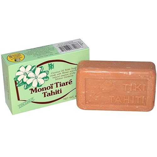 Monoi Tiare Tahiti Coconut Soap Bar - 4.6 Oz Moisturizing Natural Cleanser