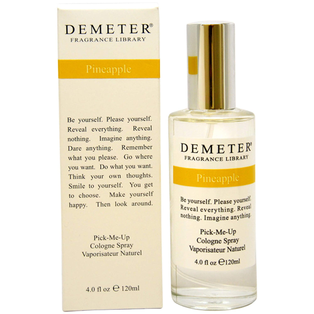 Demeter Pineapple Cologne Spray For Women, 4 Fl Oz - Refreshing Fragrance