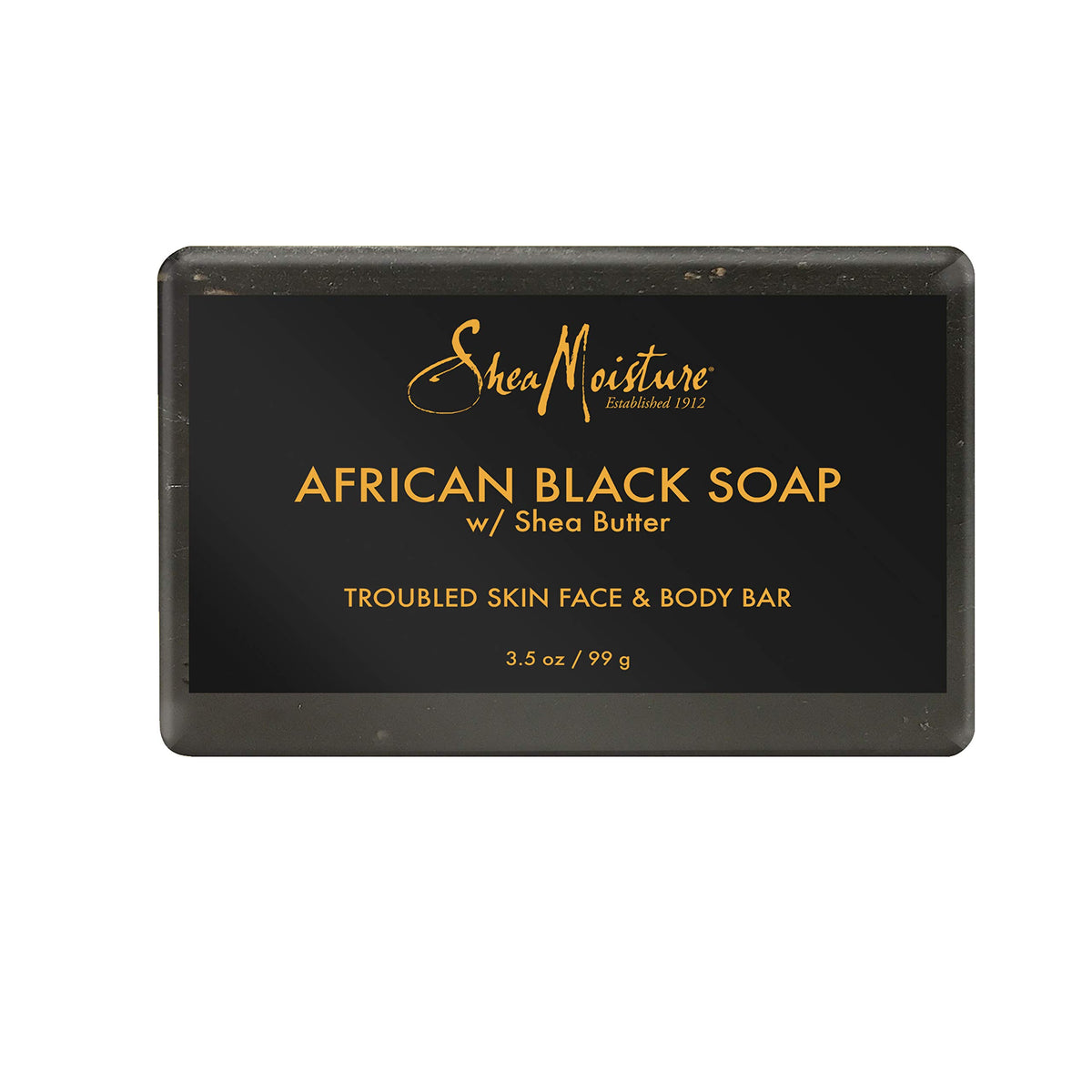 Shea Moisture Organic African Black Soap Acne Prone Face & Body, 3.5 Ounce