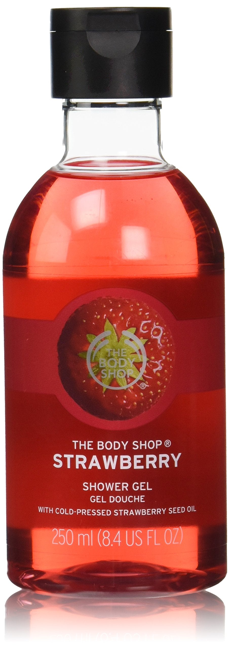 The Body Shop Strawberry Shower Gel - Paraben-Free Body Wash, 8.4 Fl Oz