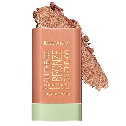 Paminify Cream Bronzer Stick, Long Lasting Waterproof Highlighter, 03 Rich Glow