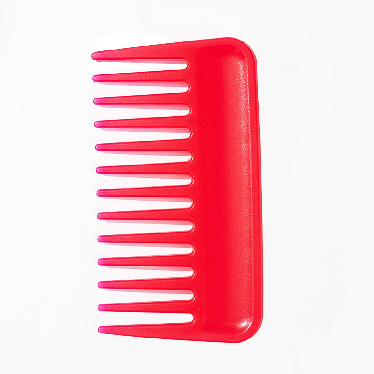 Denlydom Mini Wide Tooth Comb - Portable Hair Detangler For Curly & Wavy Hair, Rose Pink