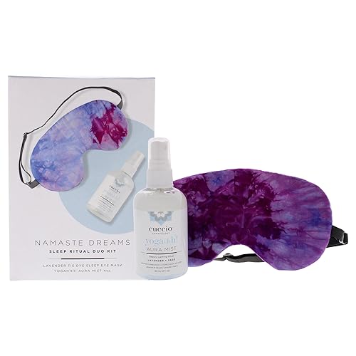 cuccio SOMATOLOGY Namaste Dreams Duo Kit - 2 Pc Yogahhh Aura Mist & Lavender Sleep Mask