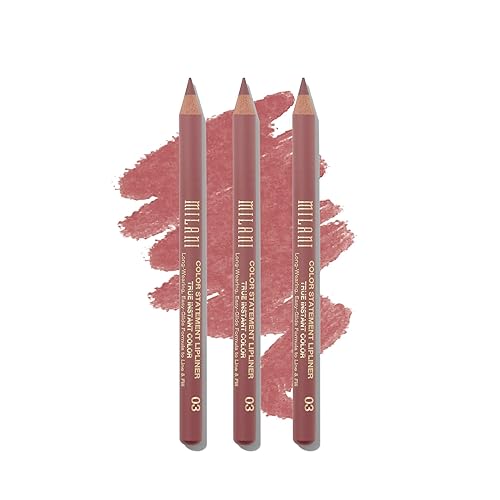 Milani Color Statement Lipliner - Nude 3-Pack, Cruelty-Free Lip Liners For Defined Lips