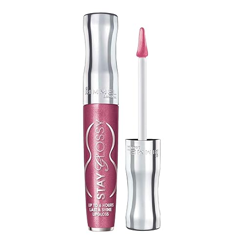 Rimmel Stay Glossy Lipgloss In Captivate Me! - 0.18 Fl Oz, Shiny Finish, Long-Last