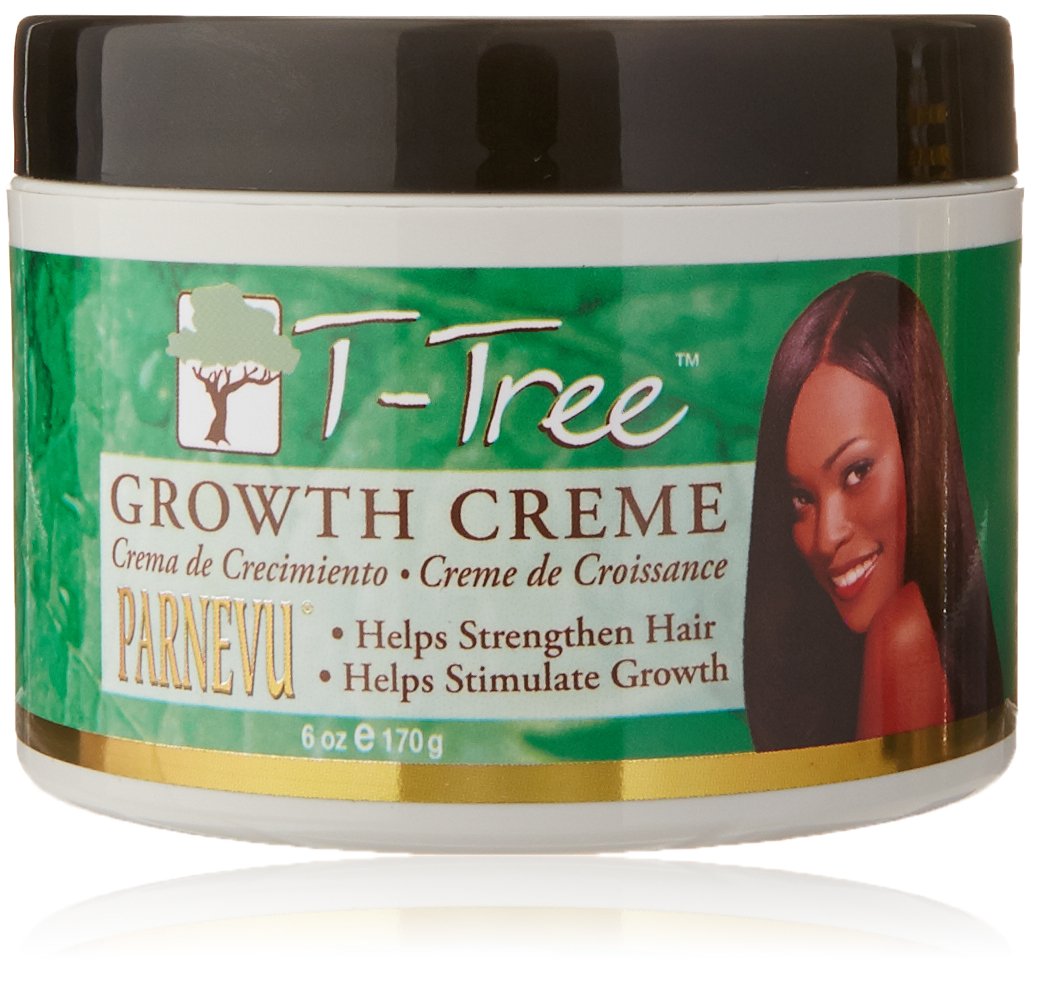 Parnevu T-Tree Growth Crème, 6 Ounce - Nourishing Hair Growth Treatment