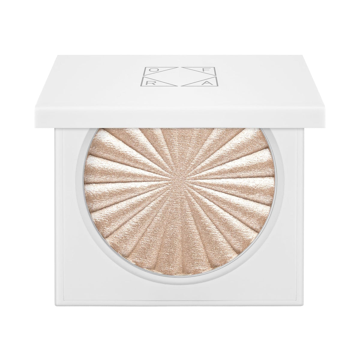 Ofra Pressed Powder Highlighter - Frosty White Pearl Shimmer, Refillable, 7G