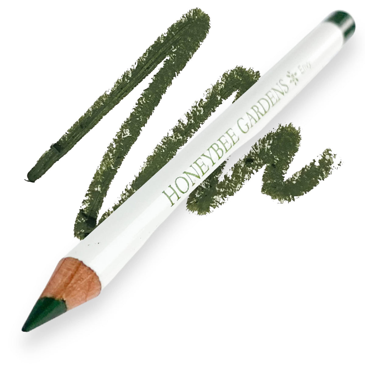 Honeybee Gardens Vegan Eye Liner Pencil - Envy, Rich Pigmentation, Long-Wearing, Gluten-Free