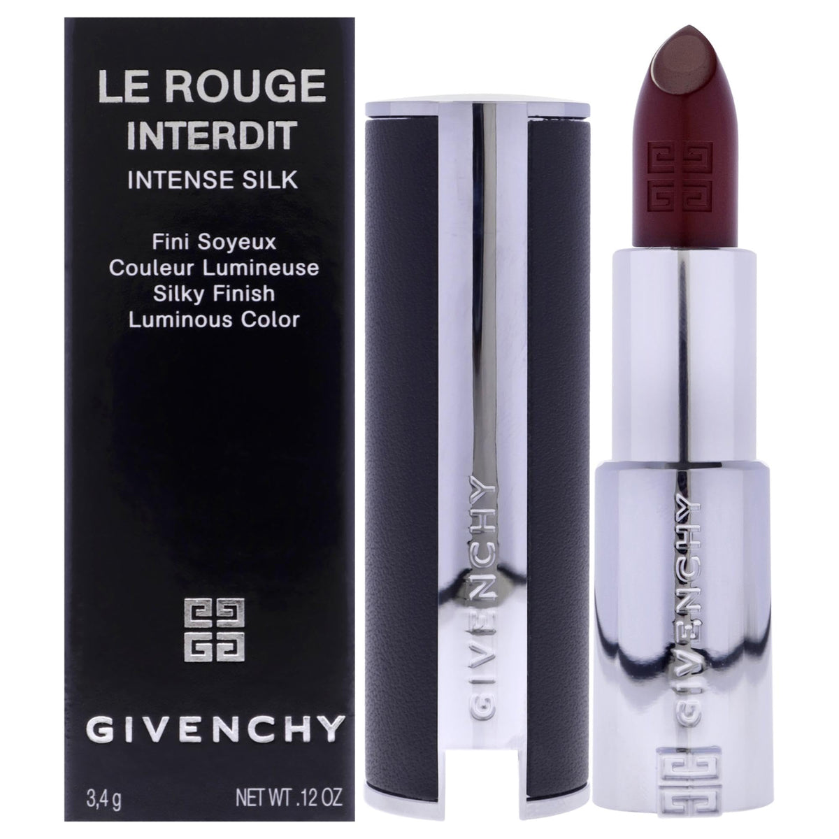 Givenchy Le Rouge Interdit Intense Silk Lipstick N117 Rouge Erable - 0.11 oz Cranberry