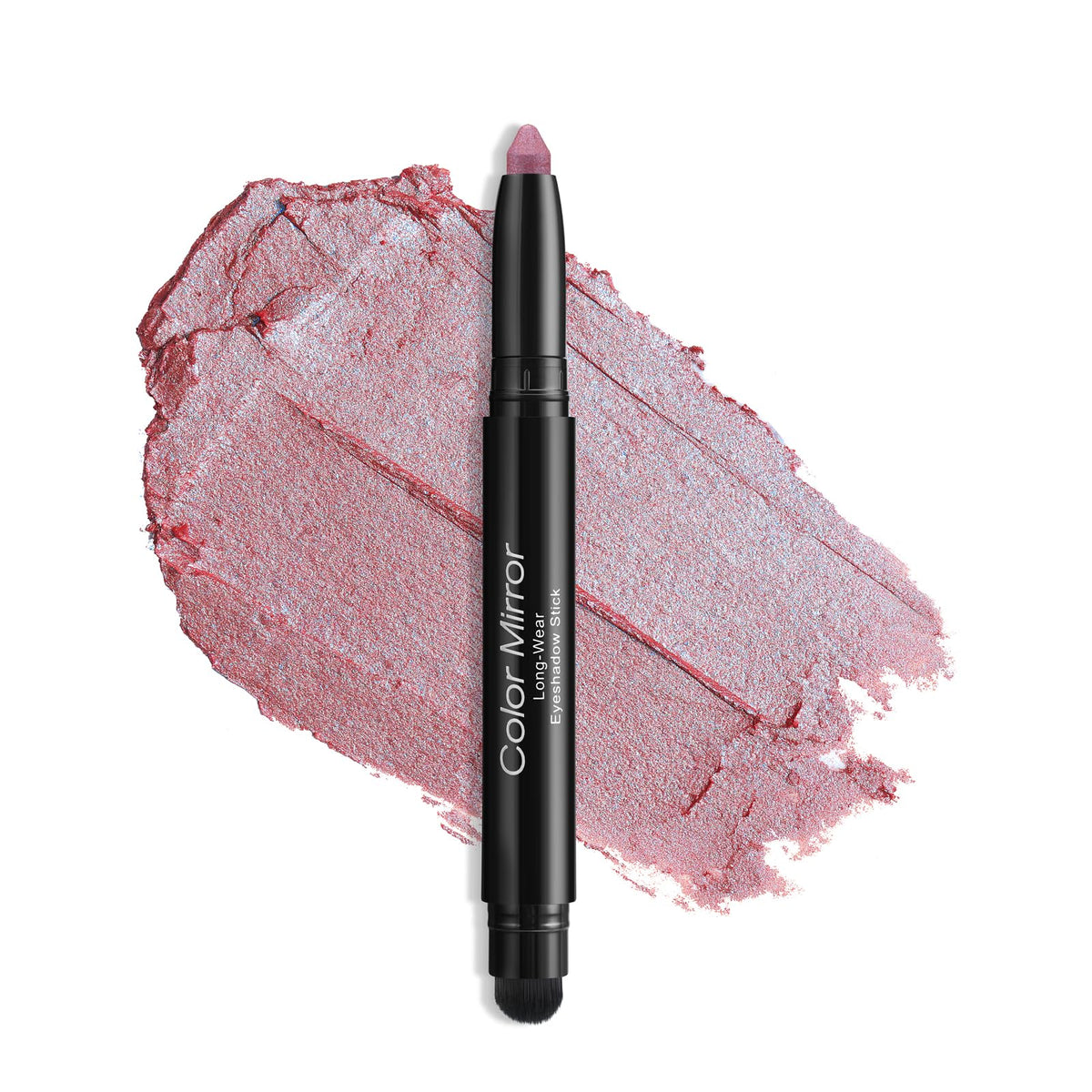 Color Mirror Smudge-Proof Waterproof Cream Eye Shadow Stick, 52 Cherry Metallic, 0.47 Oz