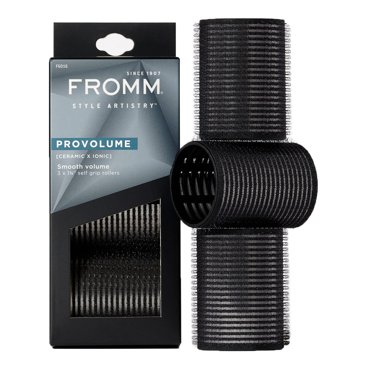 Fromm Provolume 1.75&quot; Ceramic Ionic Hair Rollers, 3 Count - Large For Medium To Long Hair