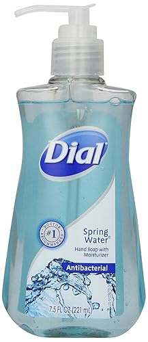 Dial Liquid Hand Soap, Spring Water, 7.5 Fl Oz - Gentle Clean, Refreshing Scent, 1 Pack