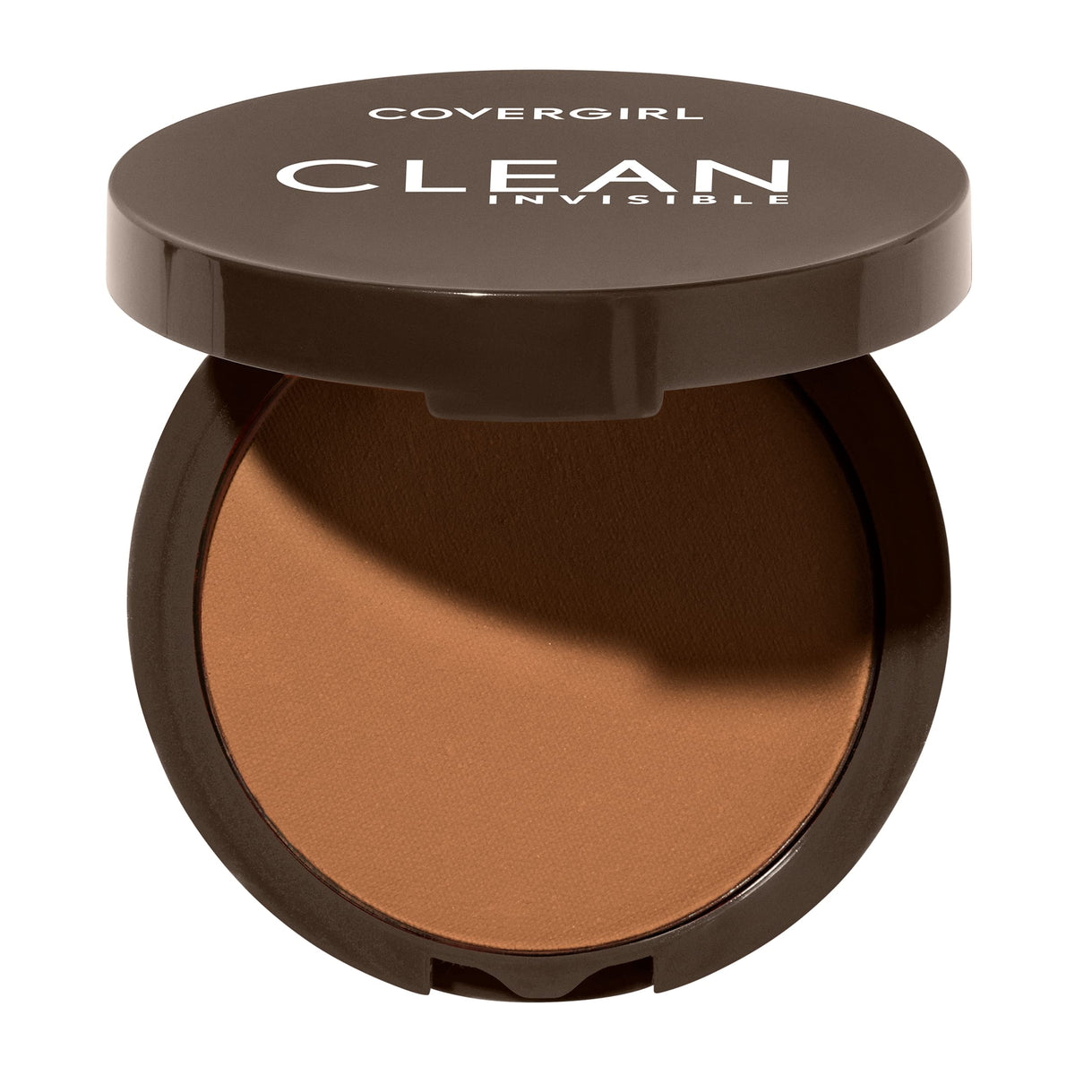 Covergirl Clean Invisible Pressed Powder, Vegan, Lightweight, Tawny 165, 0.38Oz