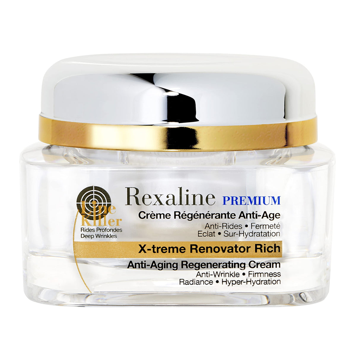 Rexaline Premium Line-Killer X-Treme Renovator Cream, 1.7 Oz - Anti-Aging Skincare