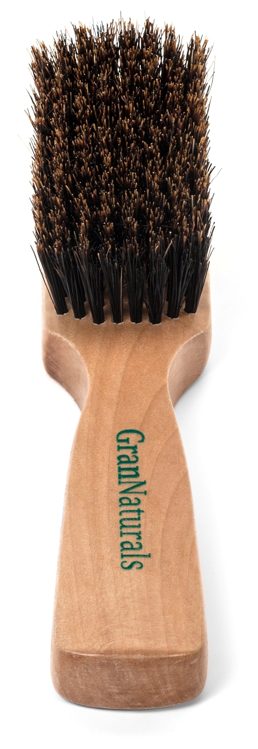 GranNaturals Boar Bristle Hair Brush - Wooden Wave Brush for Men, Fine to Thick Hair