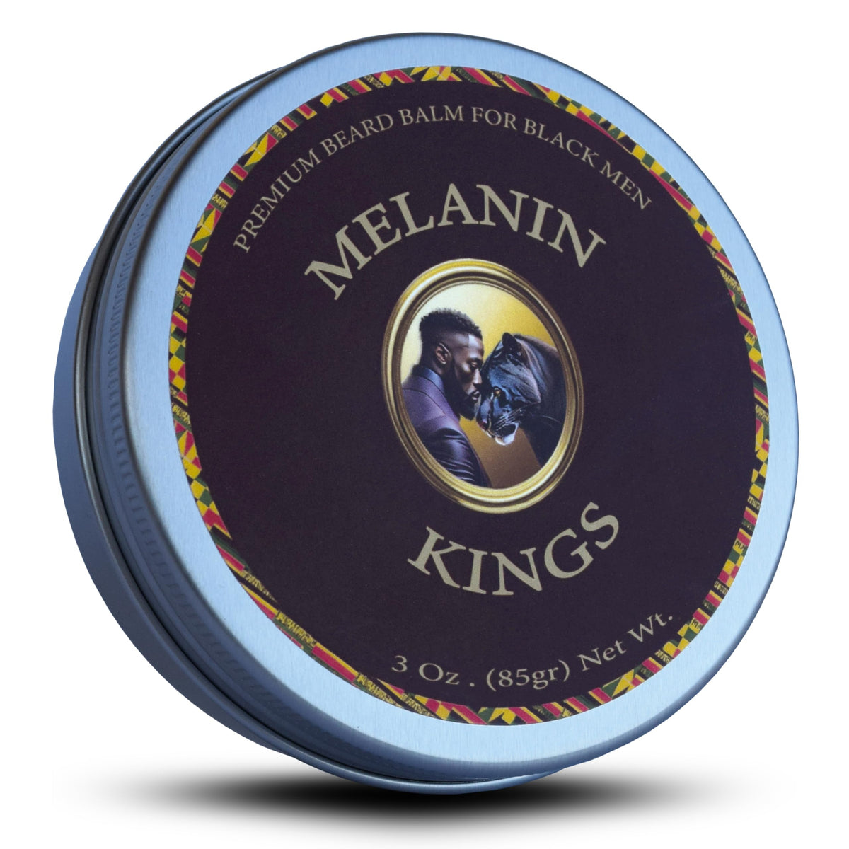 Melanin Kings Beard Balm For Black Men | 3 Oz | Kenyan Sandalwood Scent, Ancient Ingredients