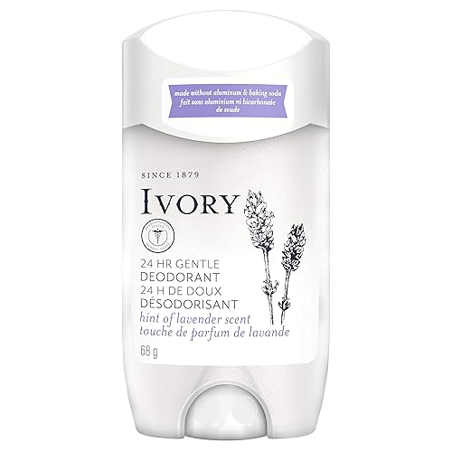 Ivory Aluminum Free Deodorant, Gentle Lavender Scent, 2.4 Oz, Natural & Effective