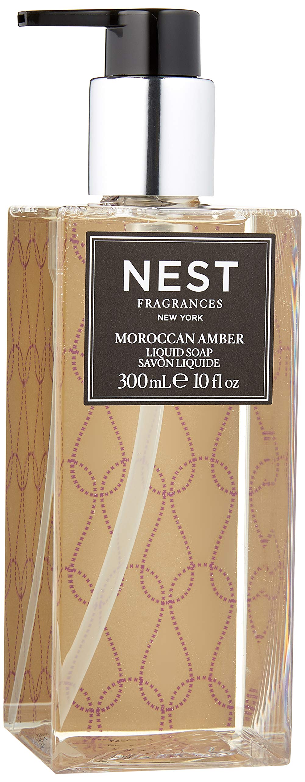 Nest Fragrances Moroccan Amber Scented Liquid Hand Soap, 10 Fl Oz - Luxurious Moisturizing Cleanser