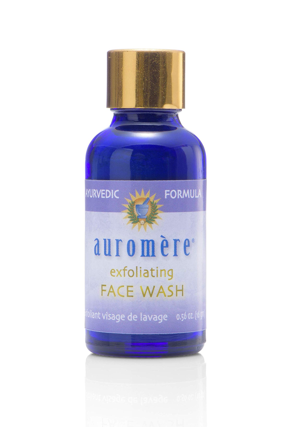 Auromere Ayurvedic Exfoliating Face Wash - Vegan, All Natural, Gentle Cleanser (.56 Oz)